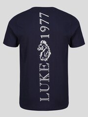 Luke 1977 Blue Type Writer Back Print 100% Cotton T-Shirt - Image 4 of 6
