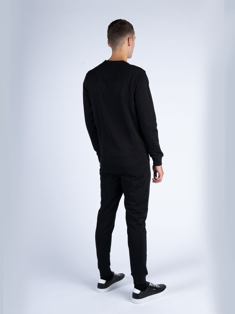 Luke 1977 Black Paris 2 Crew Neck 100% Cotton Sweater - Image 2 of 6 Luke 1977 Black Paris 2 Crew Neck 100% Cotton Sweater - Image 2 of 6