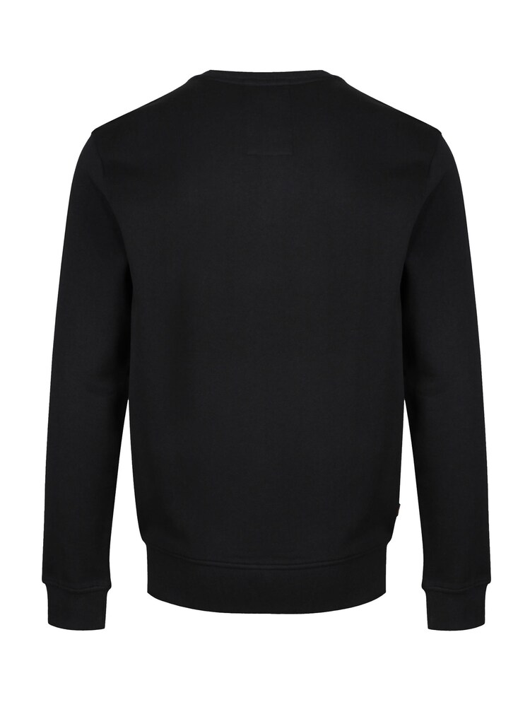 Luke 1977 Black Paris 2 Crew Neck 100% Cotton Sweater - Image 6 of 6 Luke 1977 Black Paris 2 Crew Neck 100% Cotton Sweater - Image 6 of 6