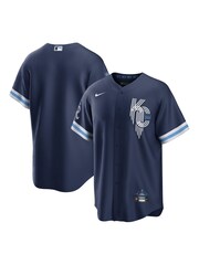 Fanatics Blue MLB Kansas City Royals Official Replica City Connect Jersey - Image 1 of 3