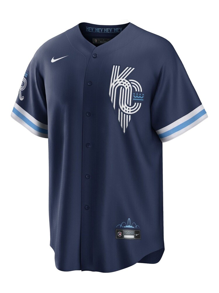Fanatics Blue MLB Kansas City Royals Official Replica City Connect Jersey - Image 2 of 3