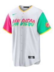 Fanatics MLB San Diego Padres Official Replica City Connect White Jersey - Image 2 of 3