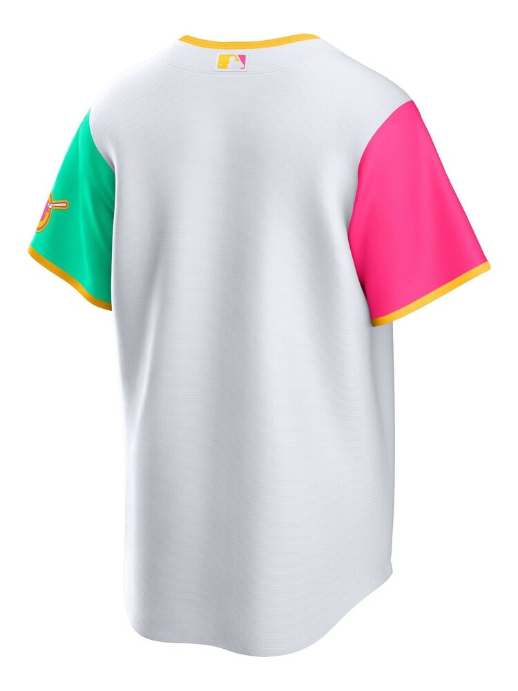 Fanatics MLB San Diego Padres Official Replica City Connect White Jersey - Image 3 of 3