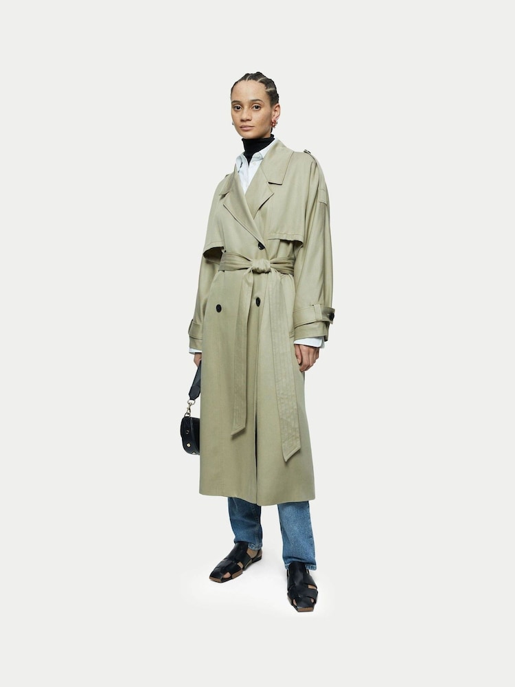 Jigsaw Cream Camarin Trench Coat - Image 1 of 1 Jigsaw Cream Camarin Trench Coat - Image 1 of 1