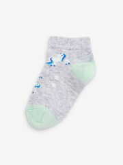 Multi Cotton Rich Unicorn Trainer Socks 5 Pack - Image 4 of 6