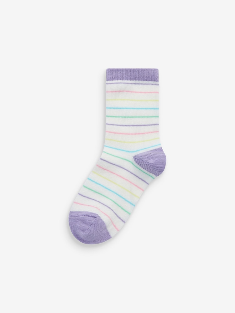 Farbenfroh - Gestreifte und gepunktete Socken mit hohem Baumwollanteil, 7er-Pack - Bild 2 von 8 Farbenfroh - Gestreifte und gepunktete Socken mit hohem Baumwollanteil, 7er-Pack - Bild 2 von 8