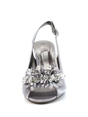 Lunar Sabrina Satin Slingback Court Shoes - Image 5 of 5