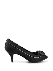 Lunar Ripley Satin Peep Toe Shoes - Image 3 of 6