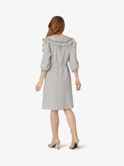 Unmade Blue Copenhagen Nivi Ruffled Collar Dress - Image 3 of 6