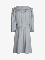 Unmade Blue Copenhagen Nivi Ruffled Collar Dress - Image 6 of 6