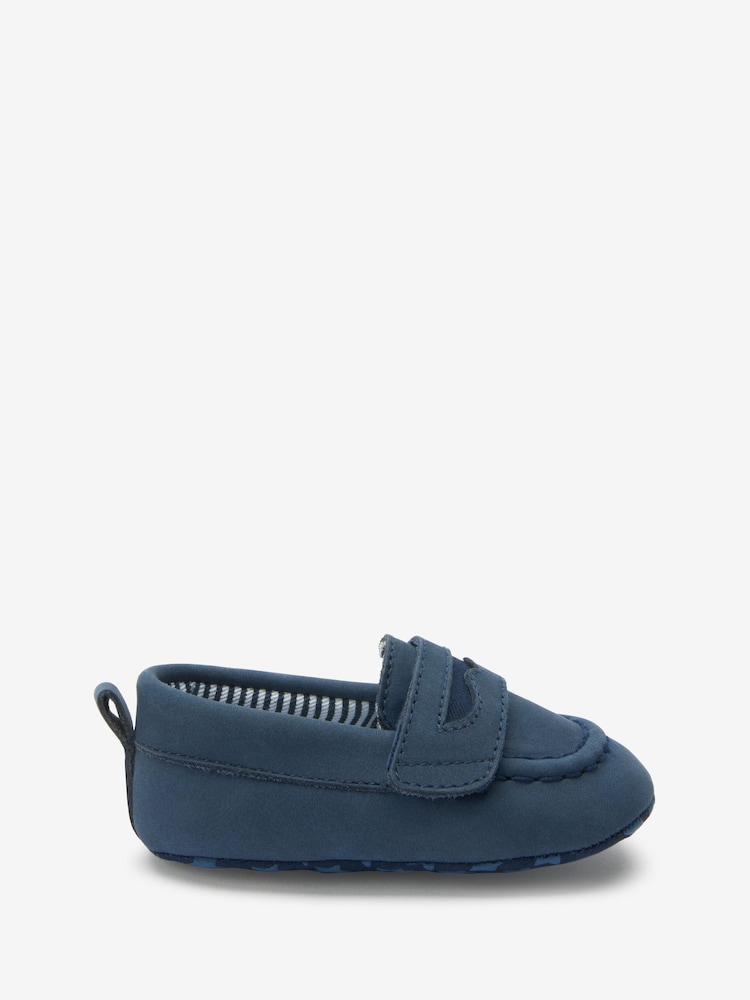 Marineblå - Baby Moccasin Sko (0-24måneder) - Billede 2 af 6