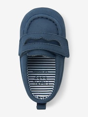Marineblå - Baby Moccasin Sko (0-24måneder) - Billede 4 af 6