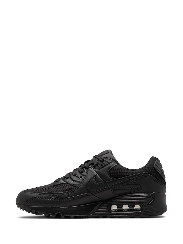 Noir - Nike Air Max 90 Trainers - Image 4 of 11