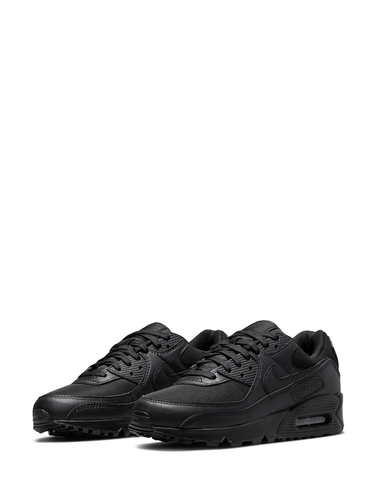 Noir - Nike Air Max 90 Trainers - Image 5 of 11