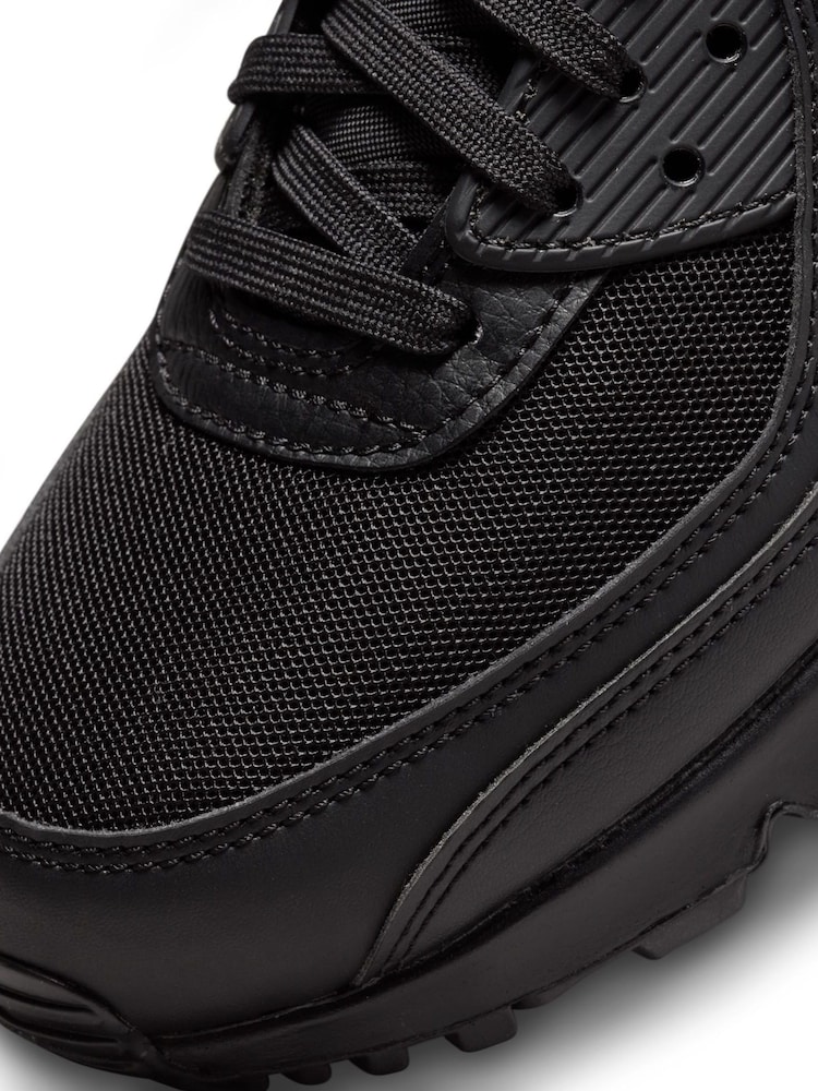 Noir - Nike Air Max 90 Trainers - Image 8 of 11