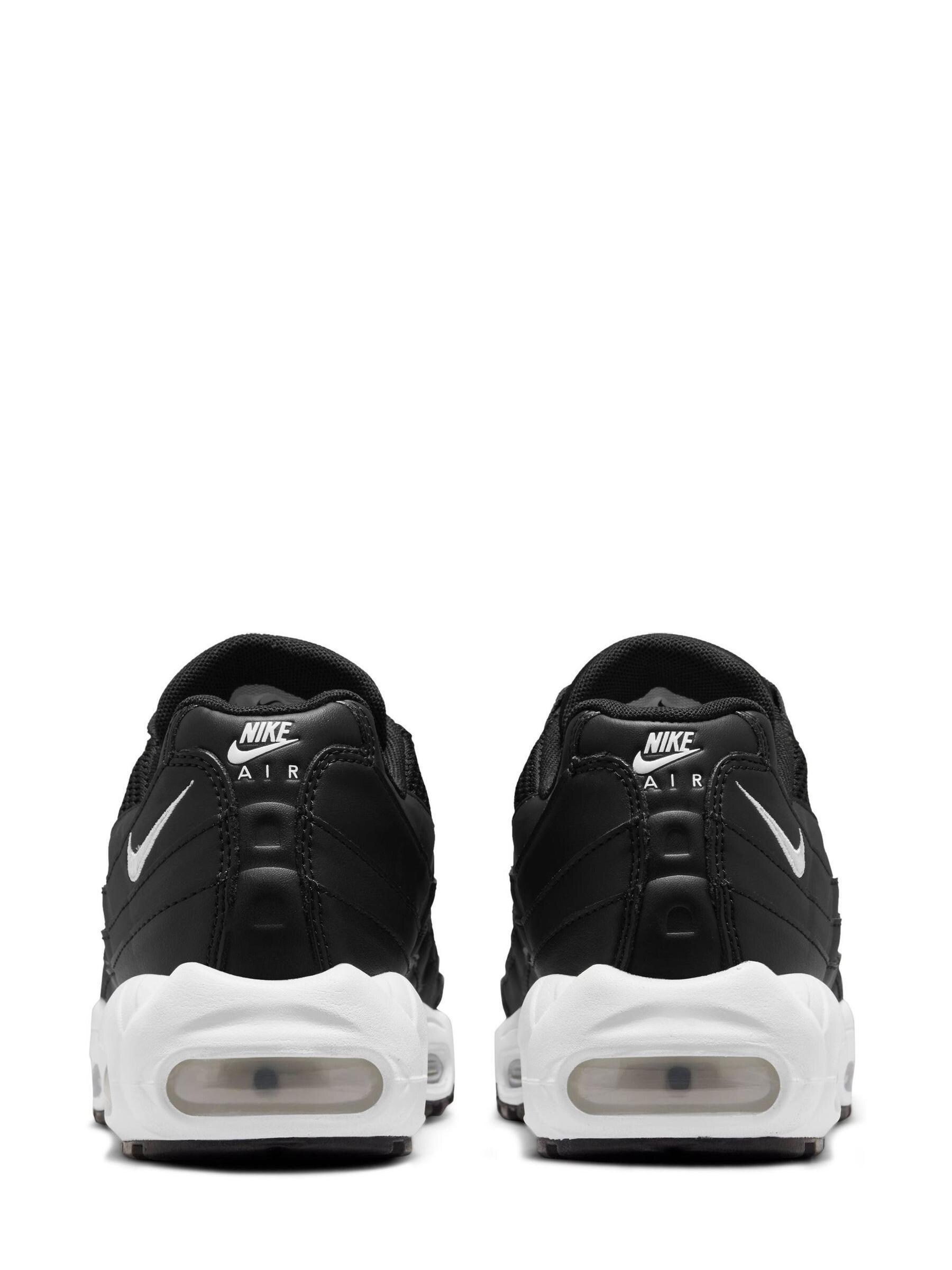 nike air max 95 premium black white