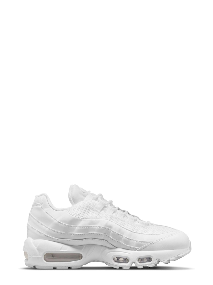 Nike White Air Max 95 Trainers - Image 1 of 11