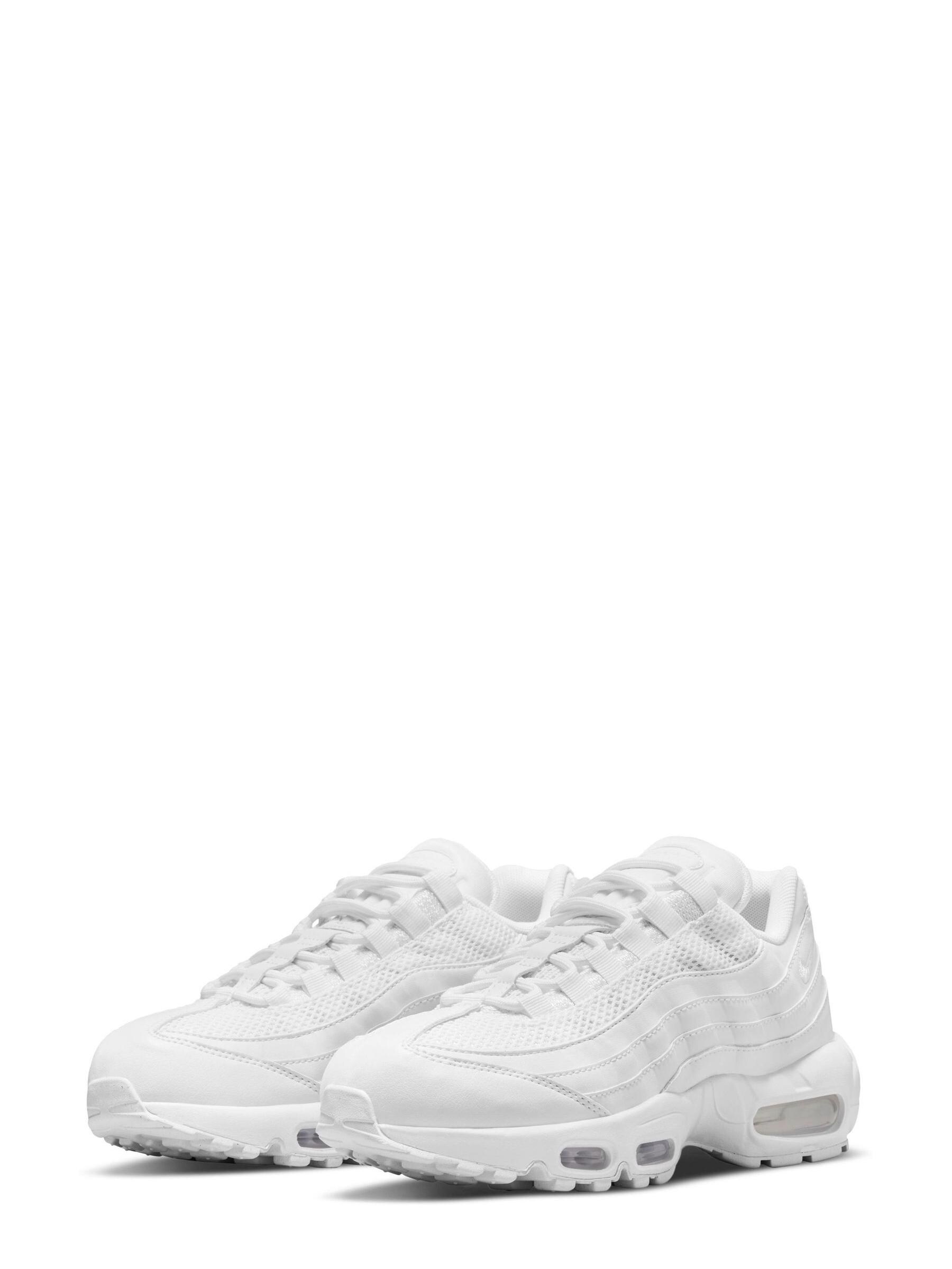 nike air max 95 white pure platinum