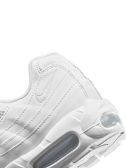 Nike White Air Max 95 Trainers - Image 7 of 11