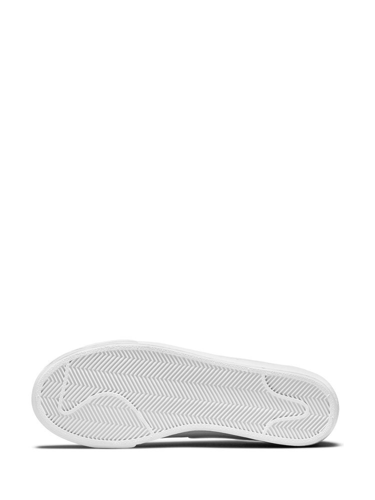 Nike White Blazer Low Platform Trainers - Image 6 of 8