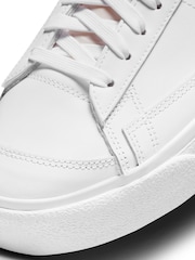 Nike White Blazer Low Platform Trainers - Image 7 of 11