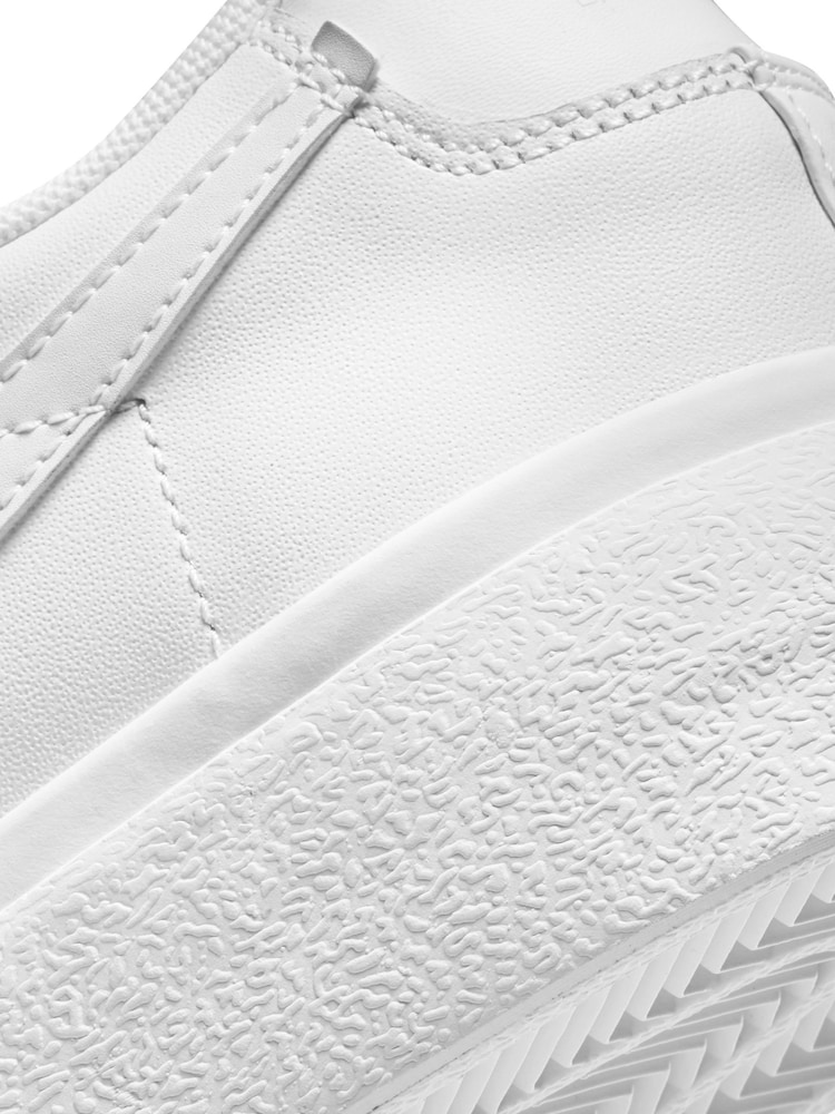 Nike White Blazer Low Platform Trainers - Image 8 of 8