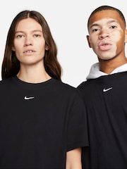 Nike Black Mini Swoosh Oversized 100% Cotton T-Shirt - Image 4 of 5