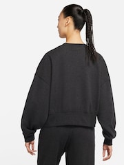 Nike Oversized Black Remix Crew - Image 2 of 4