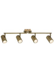 Searchlight Antique Brass Ruby 4 Light Spotlight - Image 3 of 4