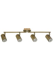 Searchlight Antique Brass Ruby 4 Light Spotlight - Image 4 of 4