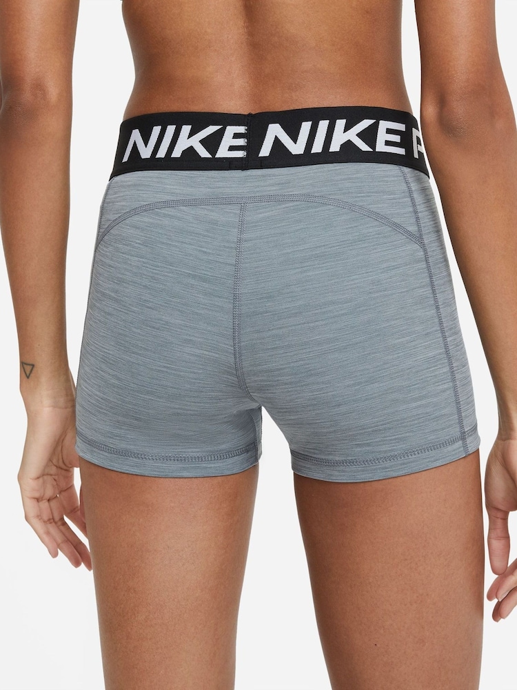Nike Grey Pro 3" Shorts - Image 2 of 6