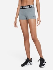 Nike Grey Pro 3" Shorts - Image 3 of 6