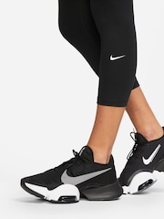 Schwarz - Nike Dri-fit One Cropped-Leggings - Bild 3 von 6