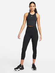 Schwarz - Nike Dri-fit One Cropped-Leggings - Bild 6 von 6