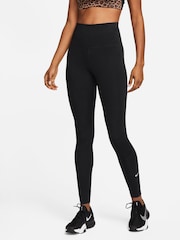 Nike Black Dri FIT One High Rise Leggings - Image 1 of 7