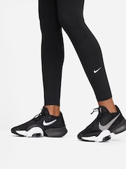 Nike Black Dri FIT One High Rise Leggings - Image 4 of 7