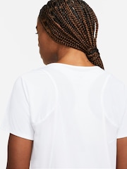 Nike White Dri-FIT Race Short Sleeve Running Top - Image 4 of 6