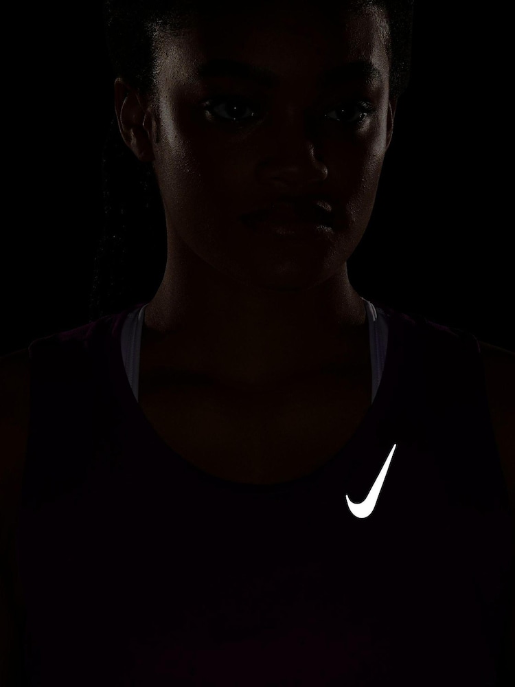 Nike Purple DriFIT Race Running Vest - Image 4 of 4