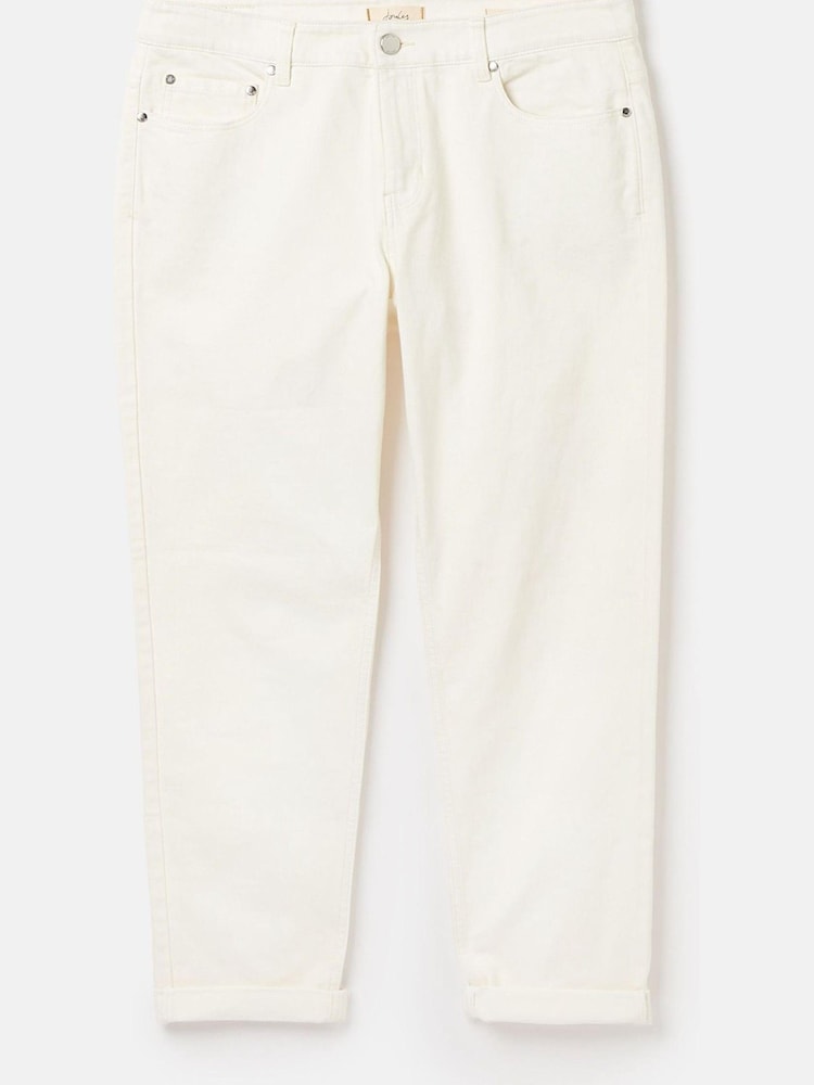 Joules Simone Cream Girlfriend Jeans - Image 1 of 1