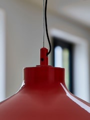 Jasper Conran London Red Triangle Pendant With Diffuser - Image 6 of 6