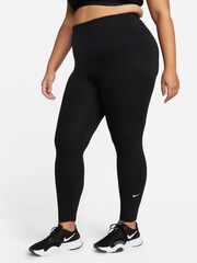 Nike Black Curve One Dri FIT Womens High Rise Leggings - Image 1 of 4