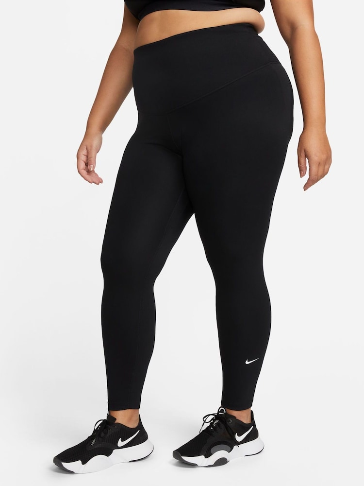 Nike Black Curve One Dri FIT Womens High Rise Leggings - Image 1 of 4