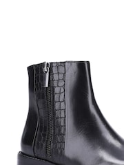 Hush Puppies Black Frances Ankle Boots - Image 2 of 4