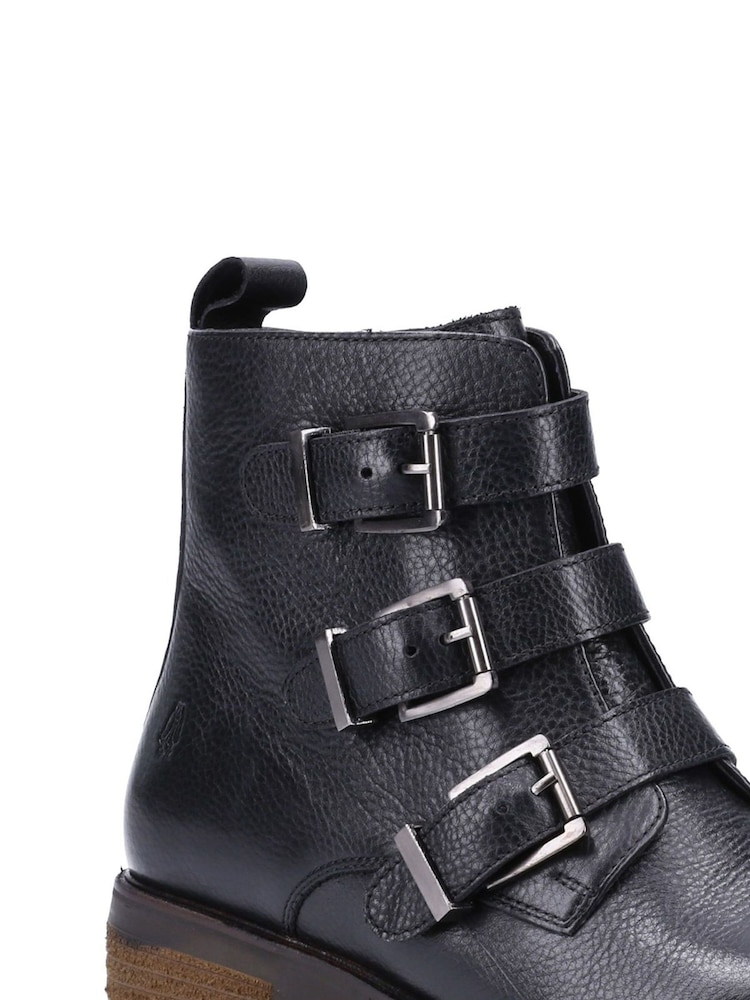 Hush Puppies Black Pria Ankle Boots - Image 2 of 4