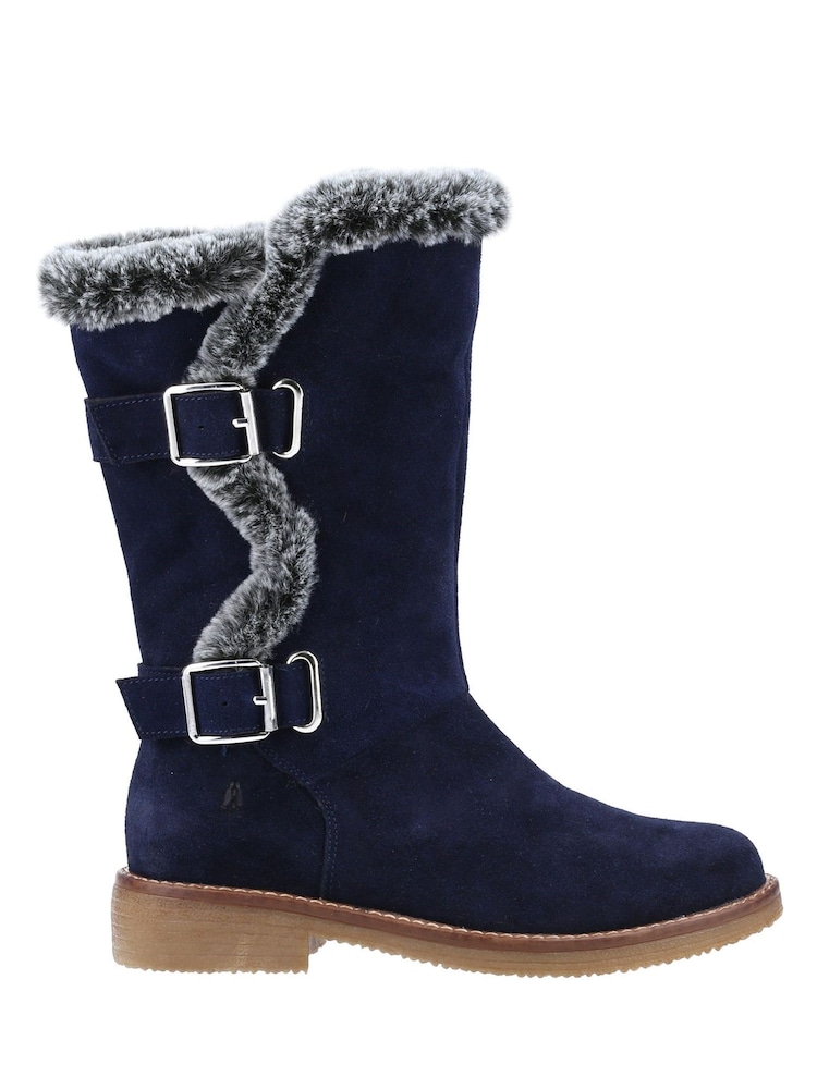 Marineblau - Hush Puppies – Megan – breite Stiefel - Bild 1 von 4