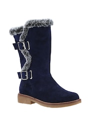 Marineblau - Hush Puppies – Megan – breite Stiefel - Bild 3 von 4