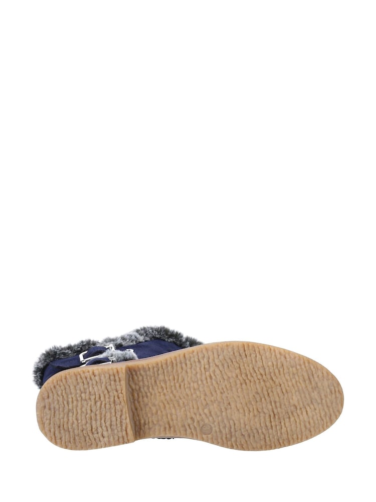 Marineblau - Hush Puppies – Megan – breite Stiefel - Bild 4 von 4 Marineblau - Hush Puppies – Megan – breite Stiefel - Bild 4 von 4