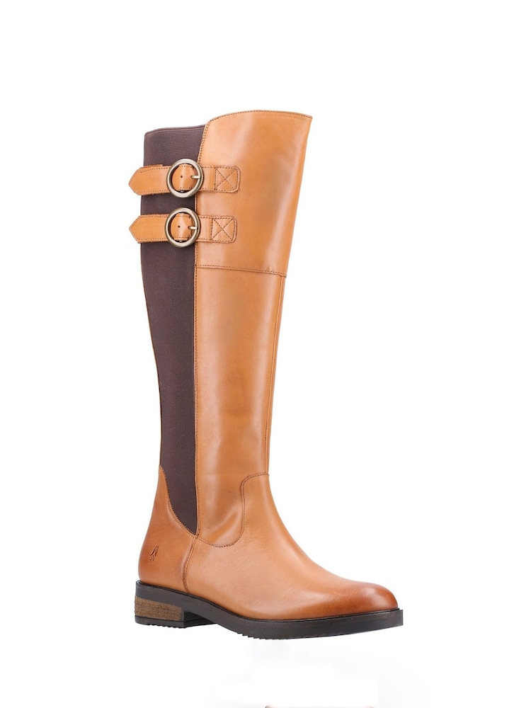 Hush Puppies Brown Carla Calf Boots - Image 2 of 4 Hush Puppies Brown Carla Calf Boots - Image 2 of 4