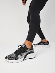 Черный/белый - Спортивные кроссовки Nike SuperRep Go 3 Flyknit - Image 1 of 10