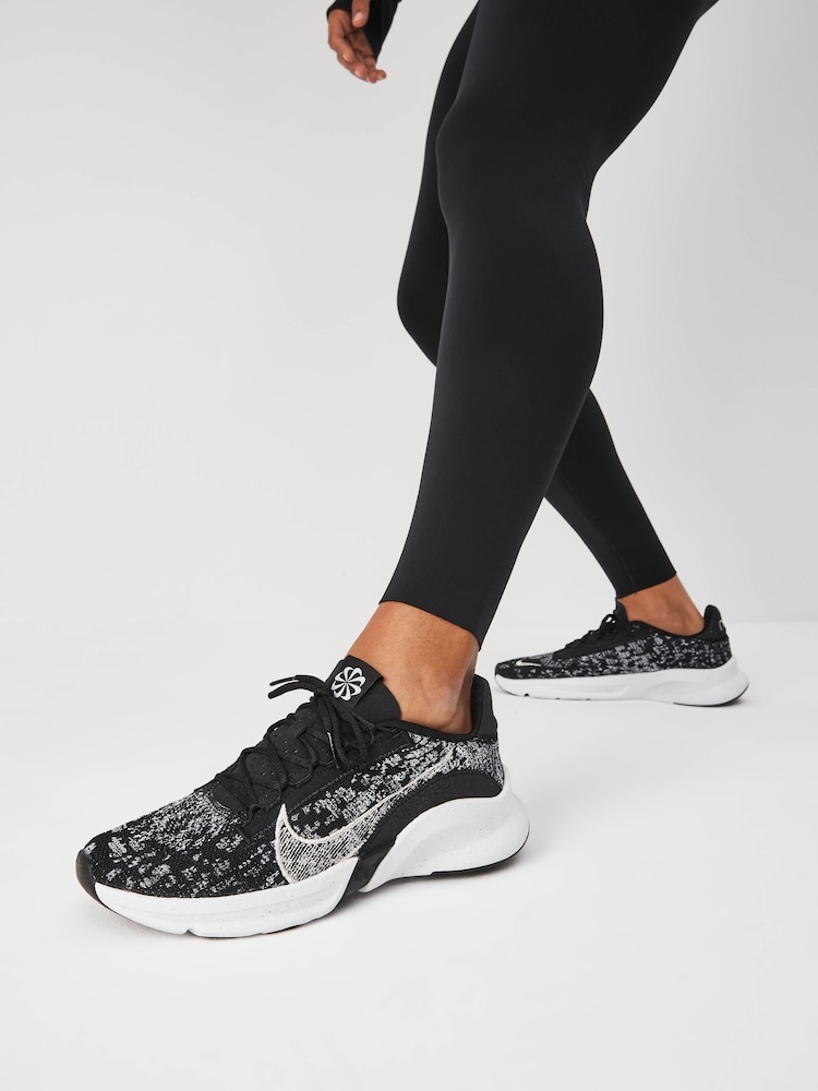 Черный/белый - Спортивные кроссовки Nike SuperRep Go 3 Flyknit - Image 1 of 10
